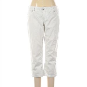 Maurices White Denim Jeans Capris